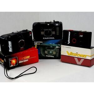 VNTG Cameras Horizon HZ35MM Focus Free Capital 35MM KX100 Visions 110 In Boxes